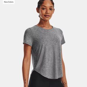 NWT, Small, Under Armor UA Breathe Short Sleeve Tee with Vent, Grey